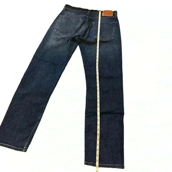 VGT LEVI'S 505 Strauss Men's Jeans Relaxed Straight Stonewash Denim Size W32 L32 - Picture 10 of 16